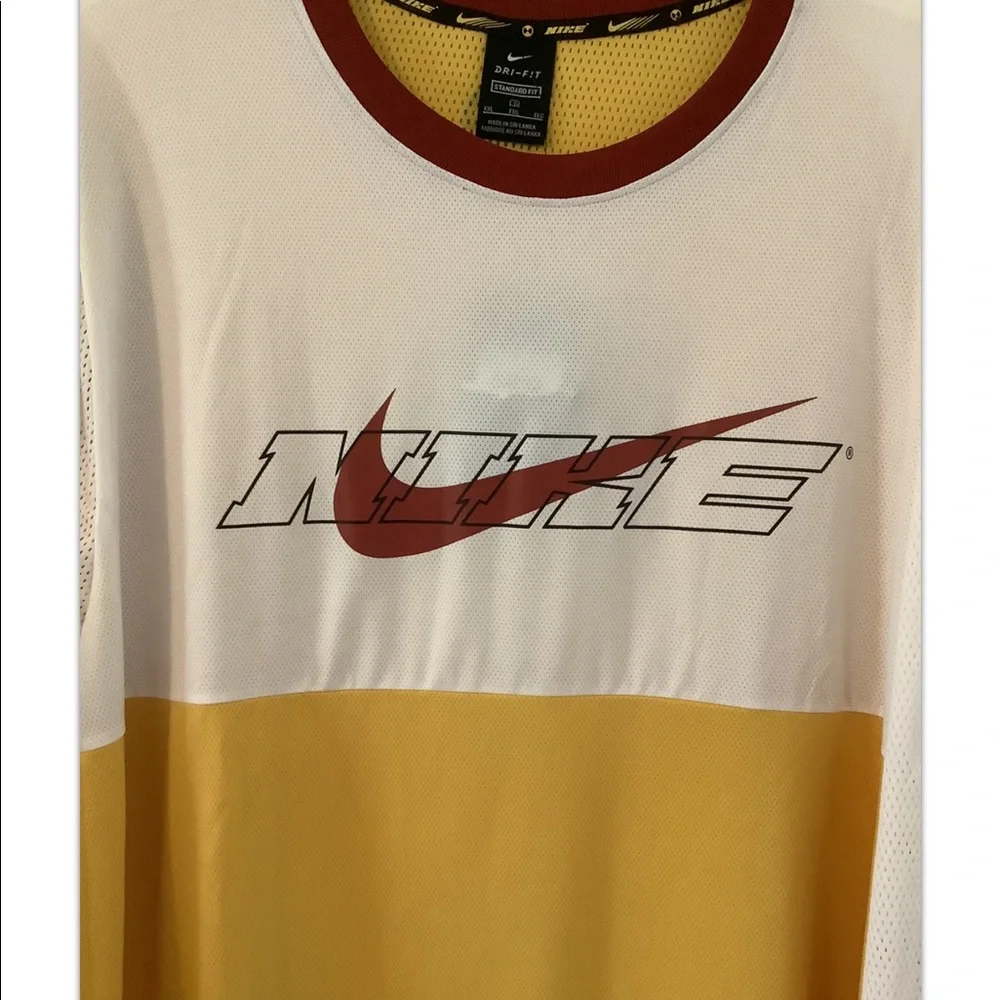 MEN'S NIKE SPORT CLASH LONG-SLEEVE T-SHIRT, TRAINING, SZ XXL-Tall JUST DO IT